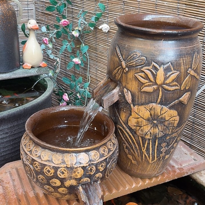 粗陶口径19/39，20/16➕15W水泵➕水管