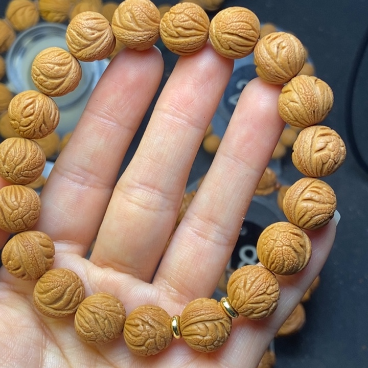 手串文玩核桃秦岭龙纹桃核13尺寸