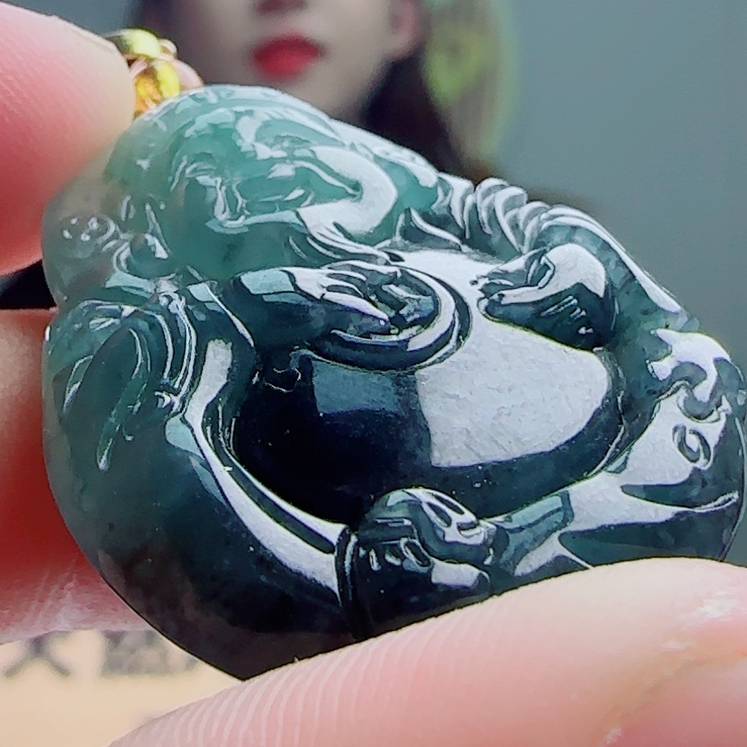 翡翠未镶嵌颈饰多样性随机发其一