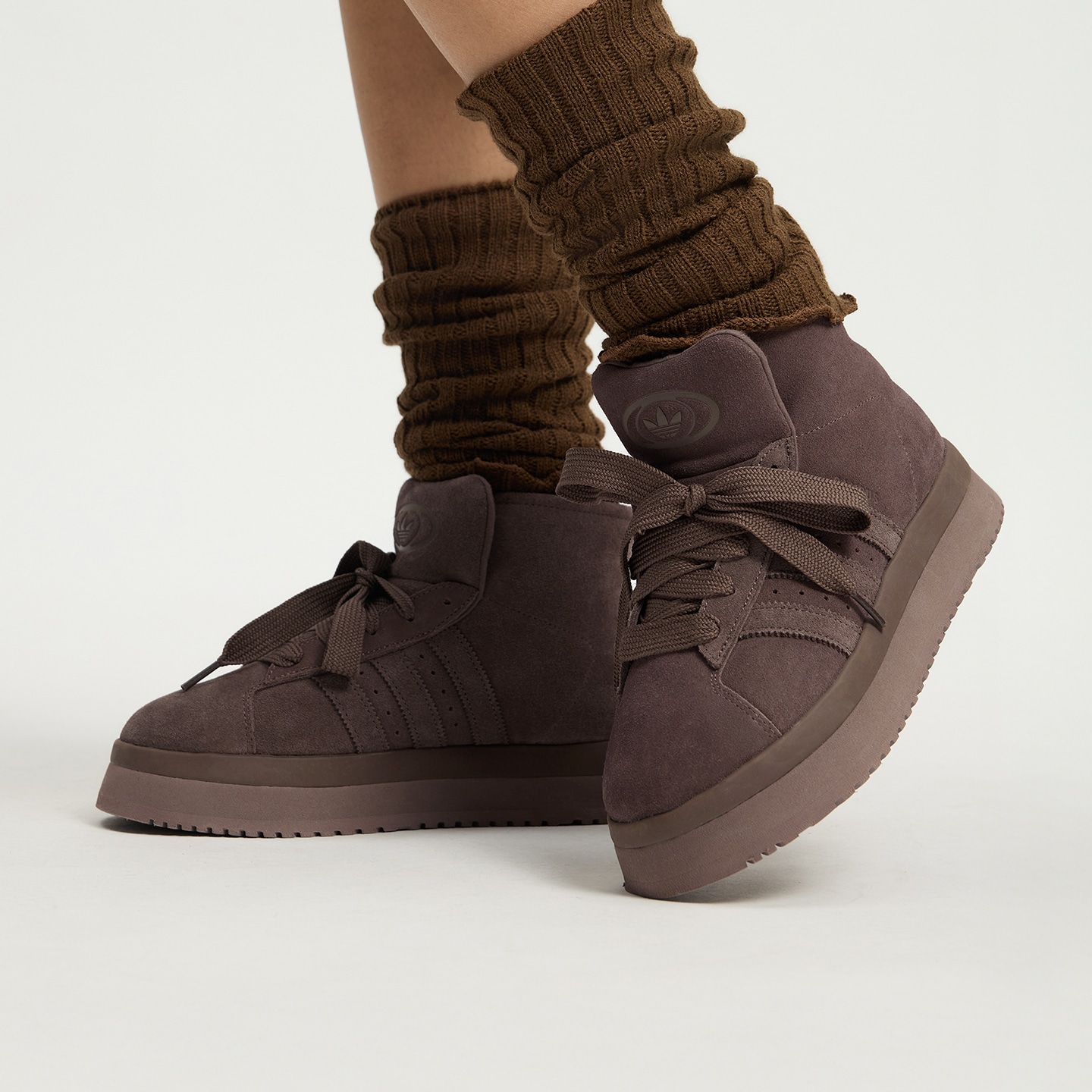 adidas/阿迪达斯三叶草女子CAMPUS 「面包鞋」经典厚底运动鞋JR3736