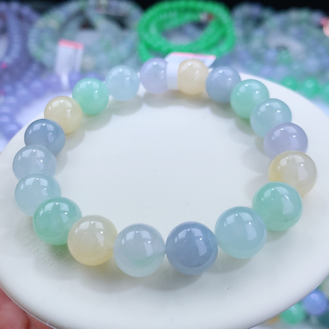 翡翠手链未镶嵌卡10