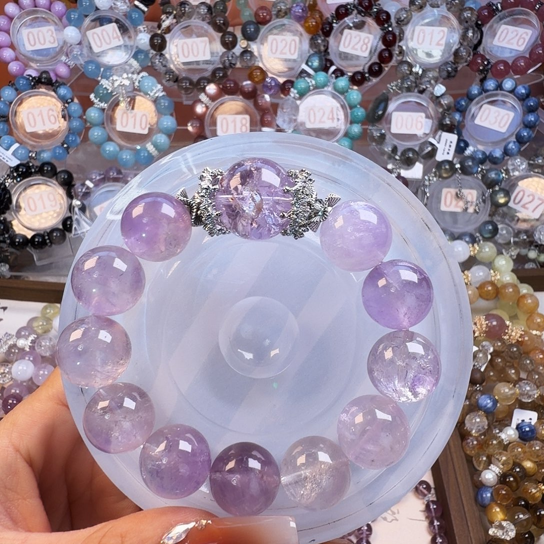 合金水晶手链紫水