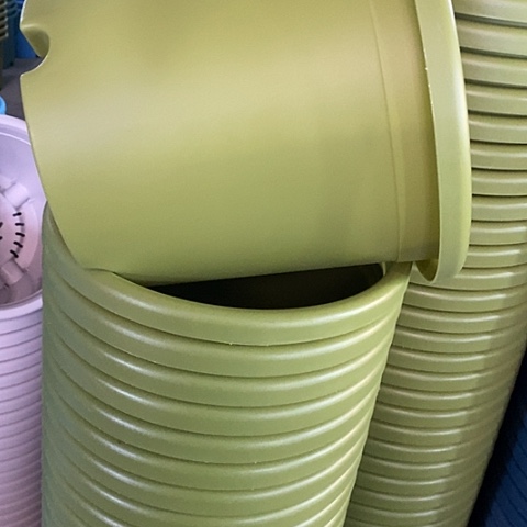 树脂四季4号微瑕果绿无托8个