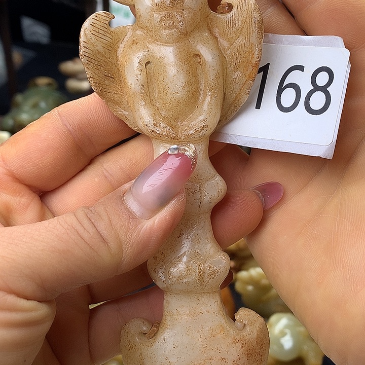 和田玉银S925镀金镶嵌颈饰