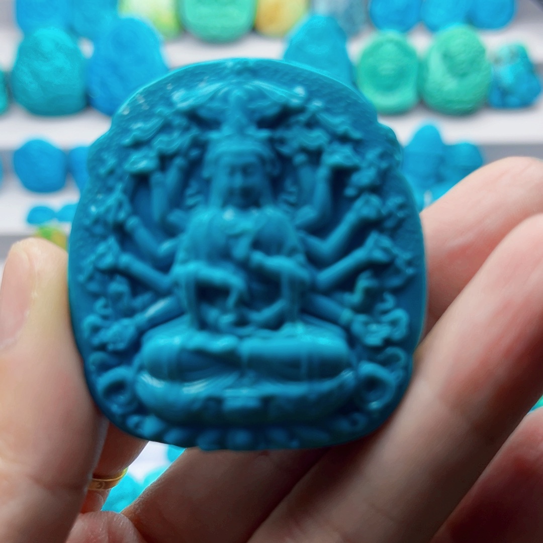 绿松石挂件未镶嵌