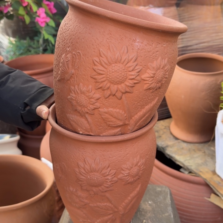 花盆紫砂口19高24宜兴紫砂 