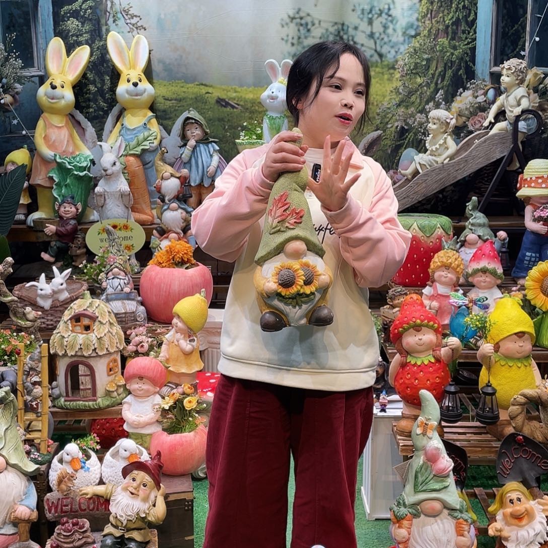 摆件花园摆件红红火火