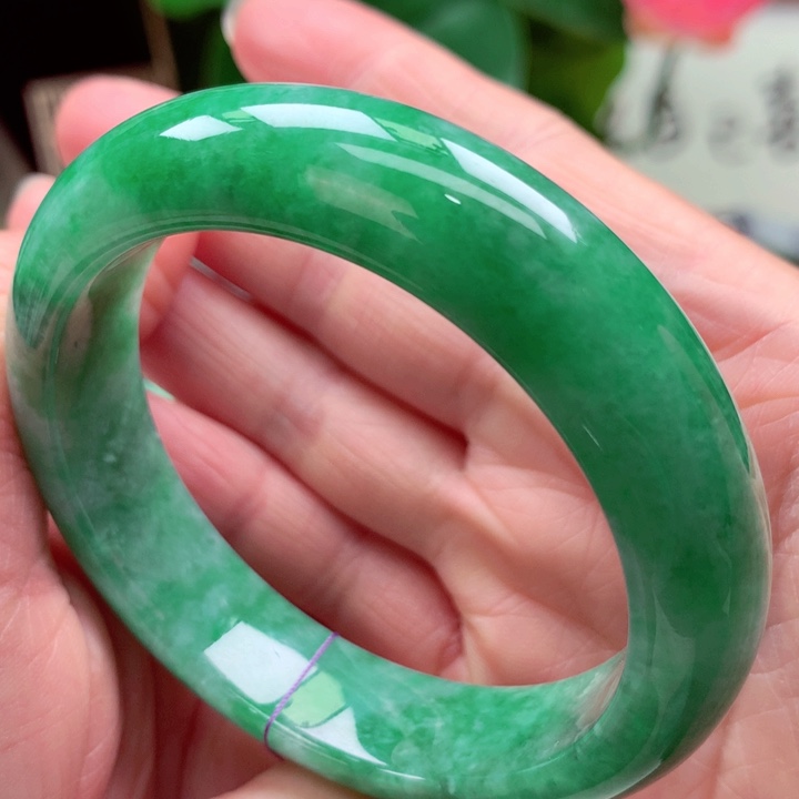 翡翠未镶嵌手镯天然翡翠手镯