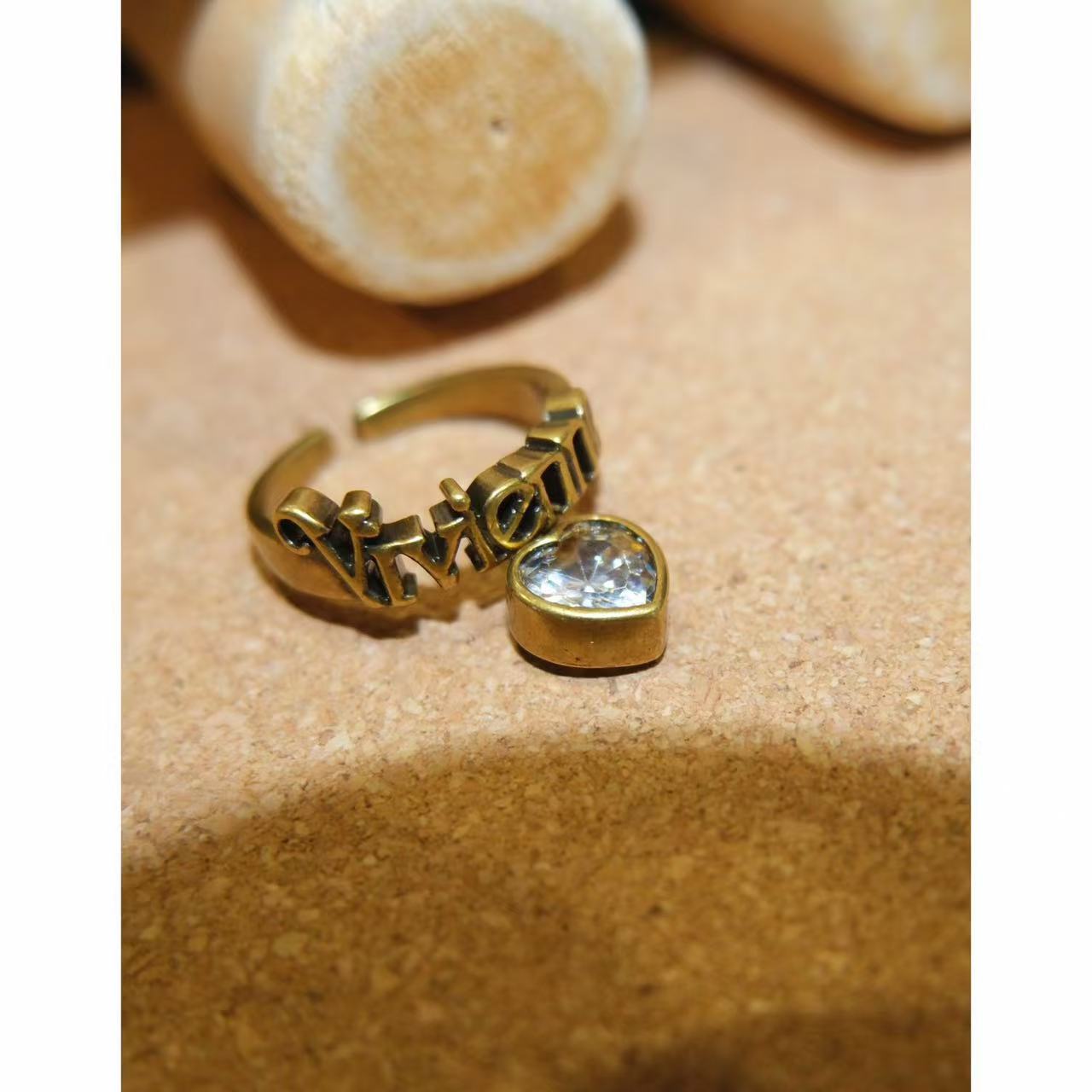 铜合金锆石戒指 DXX小晰饰品-新品-【复古做旧风】戒指44025