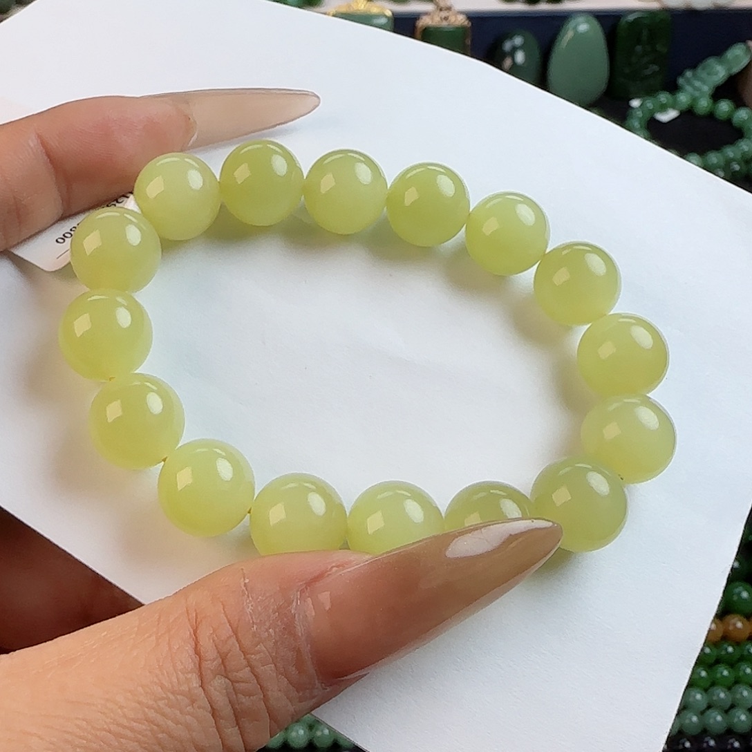 和田玉手串未镶嵌