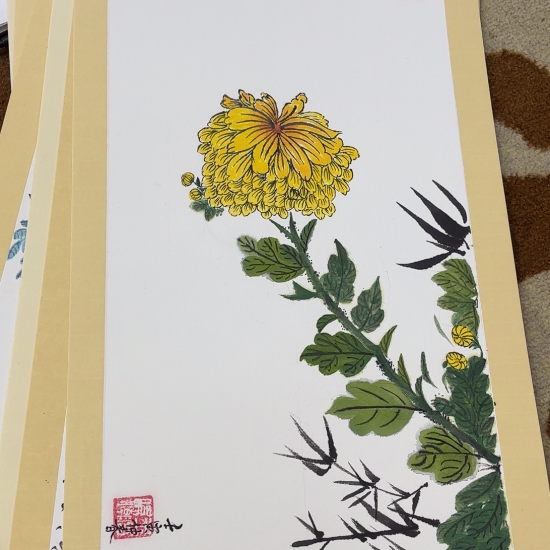 国画30-50卡纸作品艺