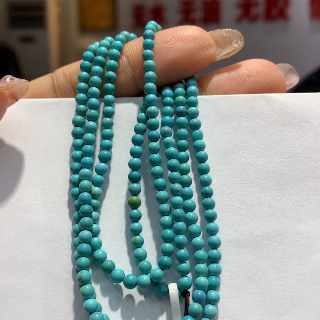 绿松石长链未镶嵌