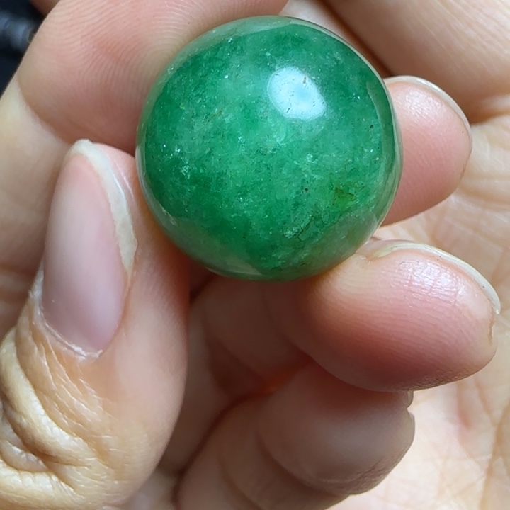 翡翠散珠干青翠两点零单珠