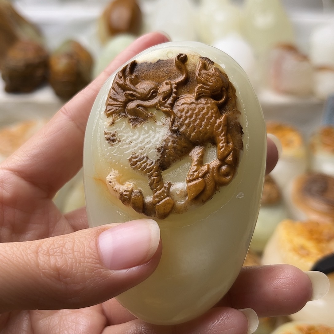 石材古青石不退换麒麟