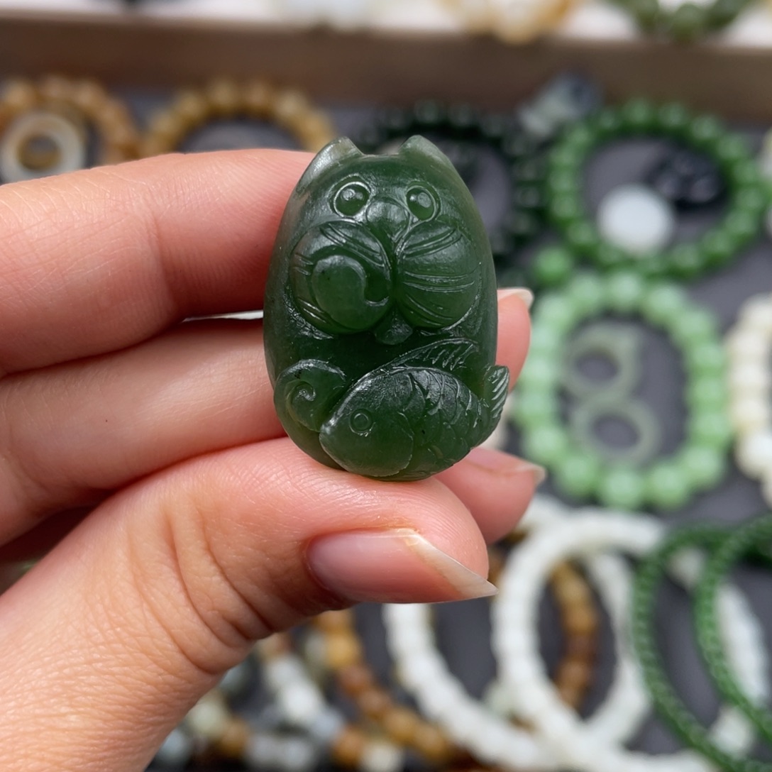 和田玉手串未镶嵌