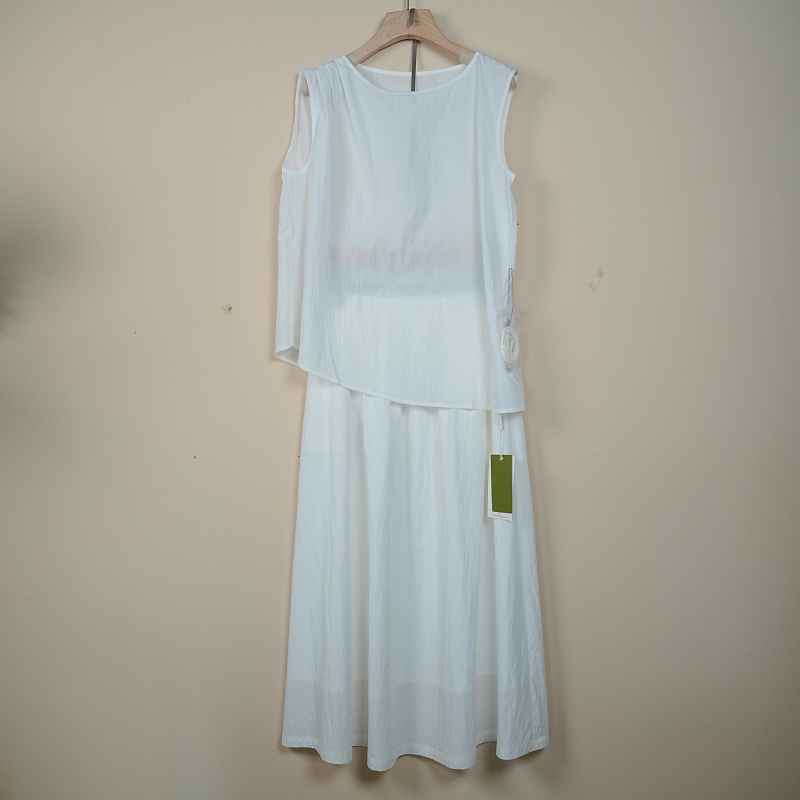 PARKVIEW/百芙川套装气质宽松时尚休闲百搭夏季国风无袖AT097-1