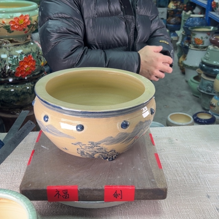 泳坤堂石湾盆陶瓷