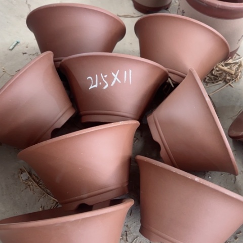 紫砂花盆    100-8。21.5-11