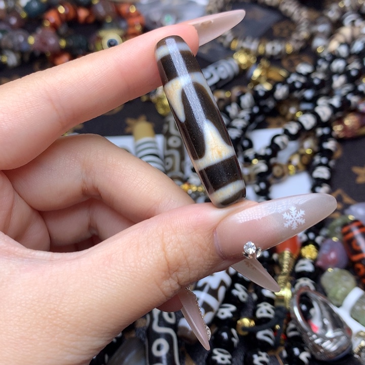 玛瑙/玉髓未镶嵌发一条