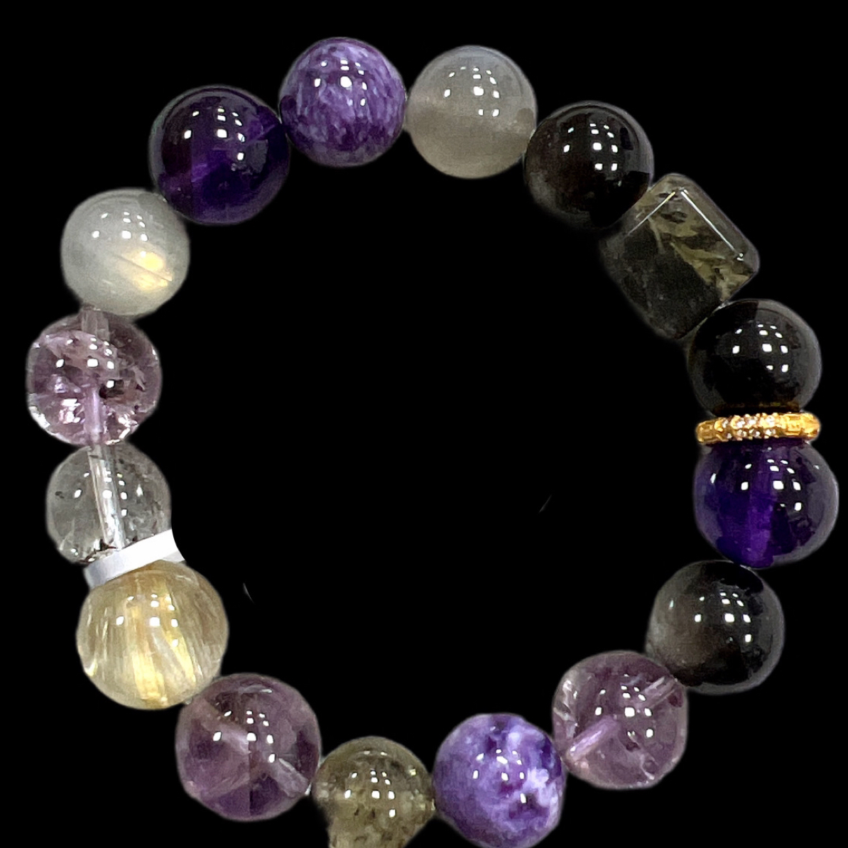 N0550水晶手串多样性发一