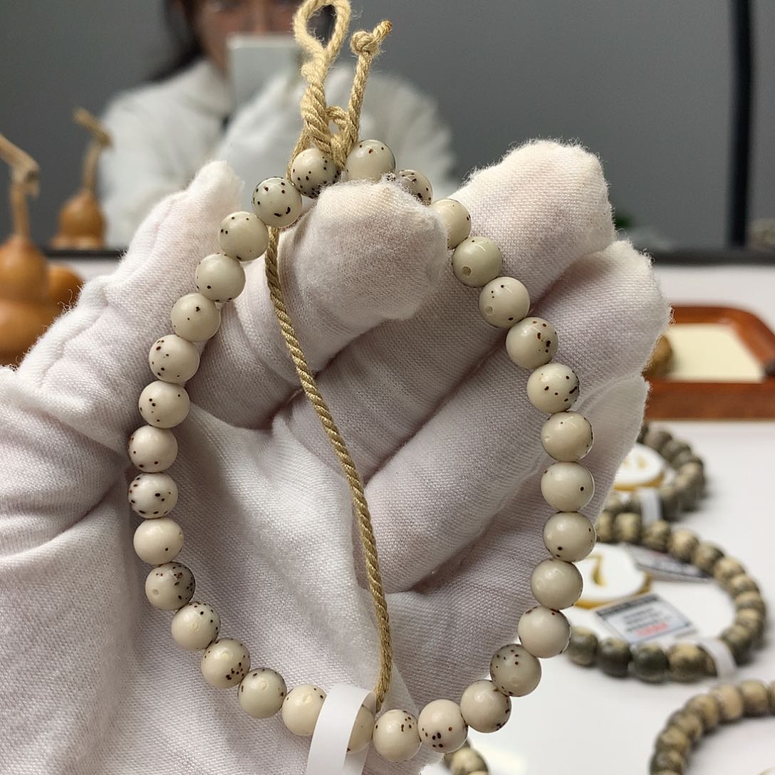 星月菩提手串半壁留白手持圆珠