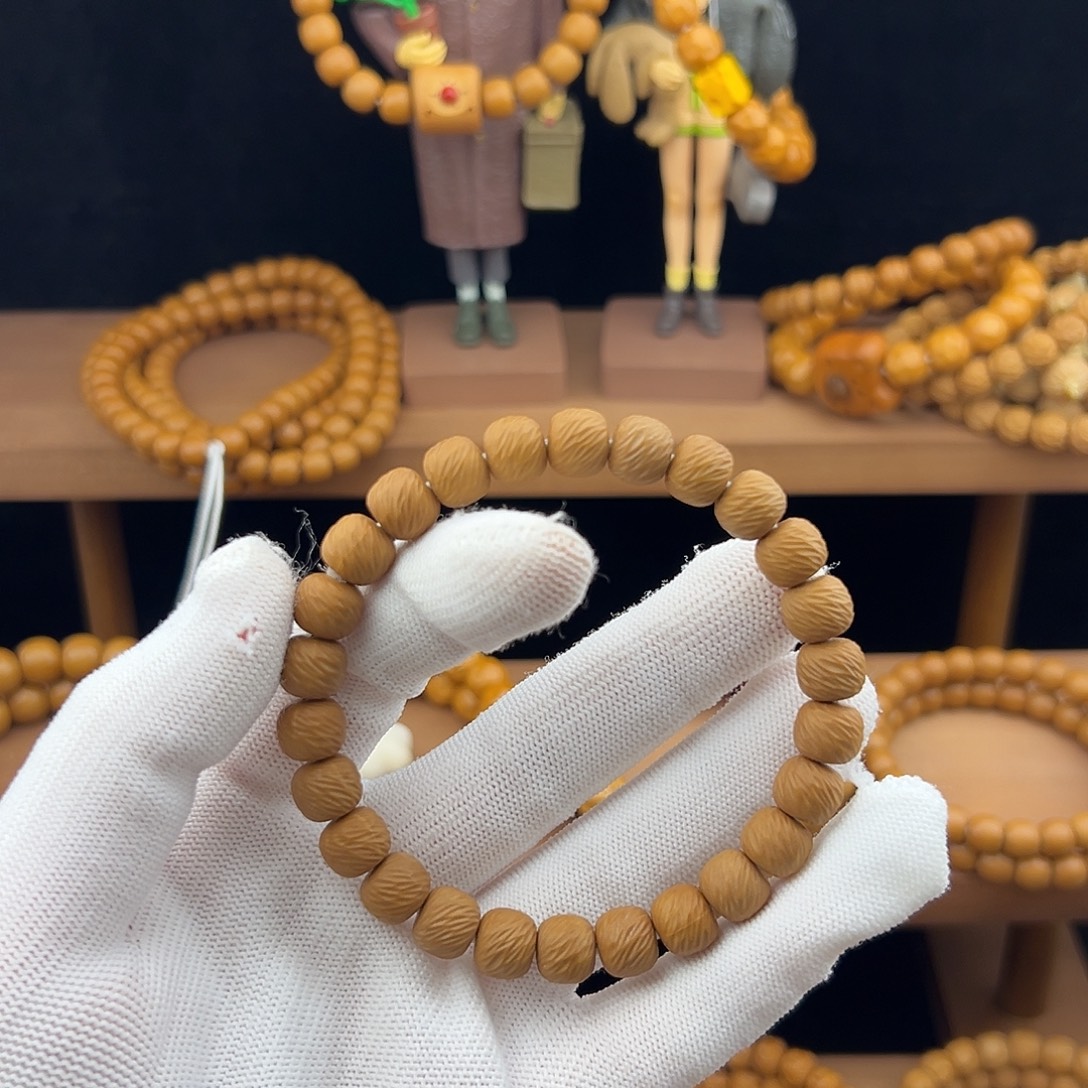 手串猴头核桃全品云锦原皮原色反油