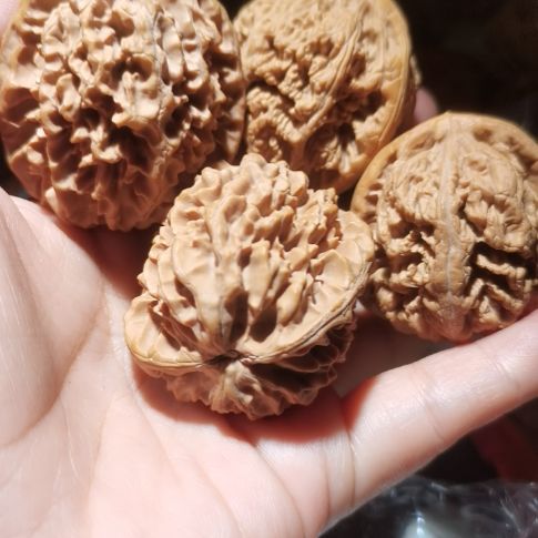 猴头核桃吊坠2对核桃