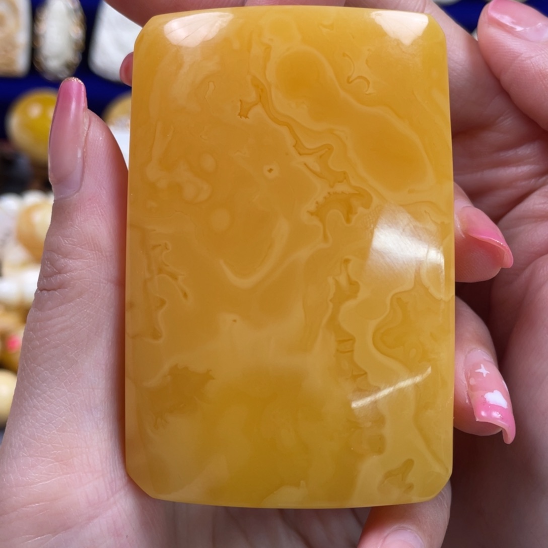 蜜蜡裸石未镶嵌琥珀蜜蜡