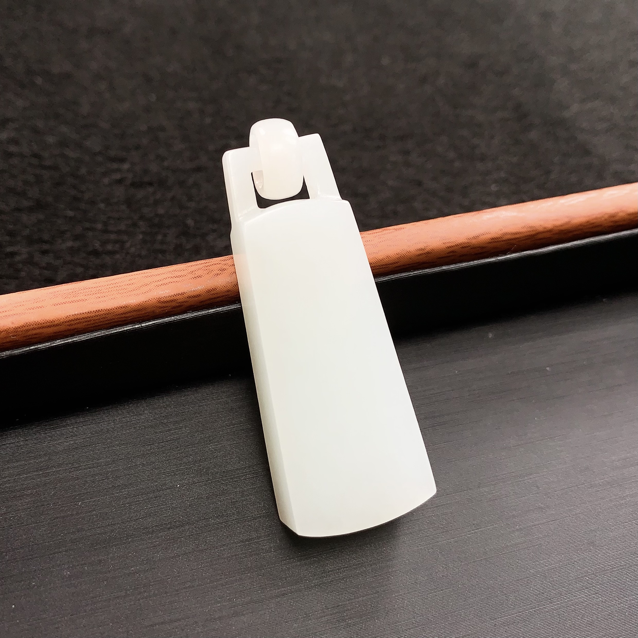 【麦子家族618大促】天然和田玉秤砣吊坠百搭礼物 JY055