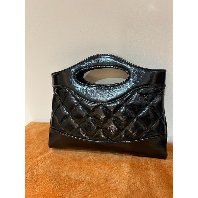 HIRMRIS手工真皮包550267-黑  小宴香黑