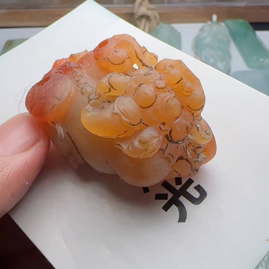 定制翡翠未镶嵌天**蓝不包工