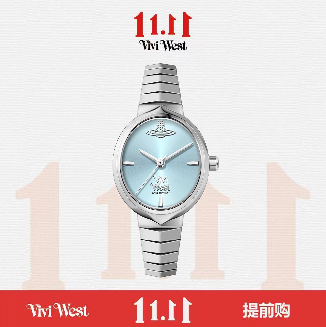 蓝蛇骨---双11精选气质轻奢女士小众经典精致腕表--TH2606-Y