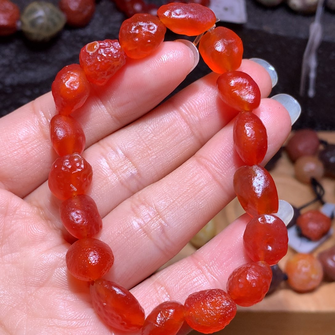 未镶嵌玛瑙/玉髓珠宝半成品