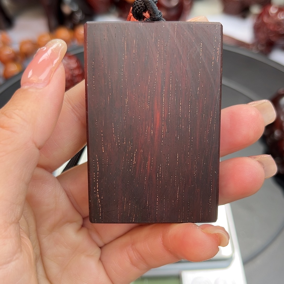 印度小叶紫檀手把件摆件