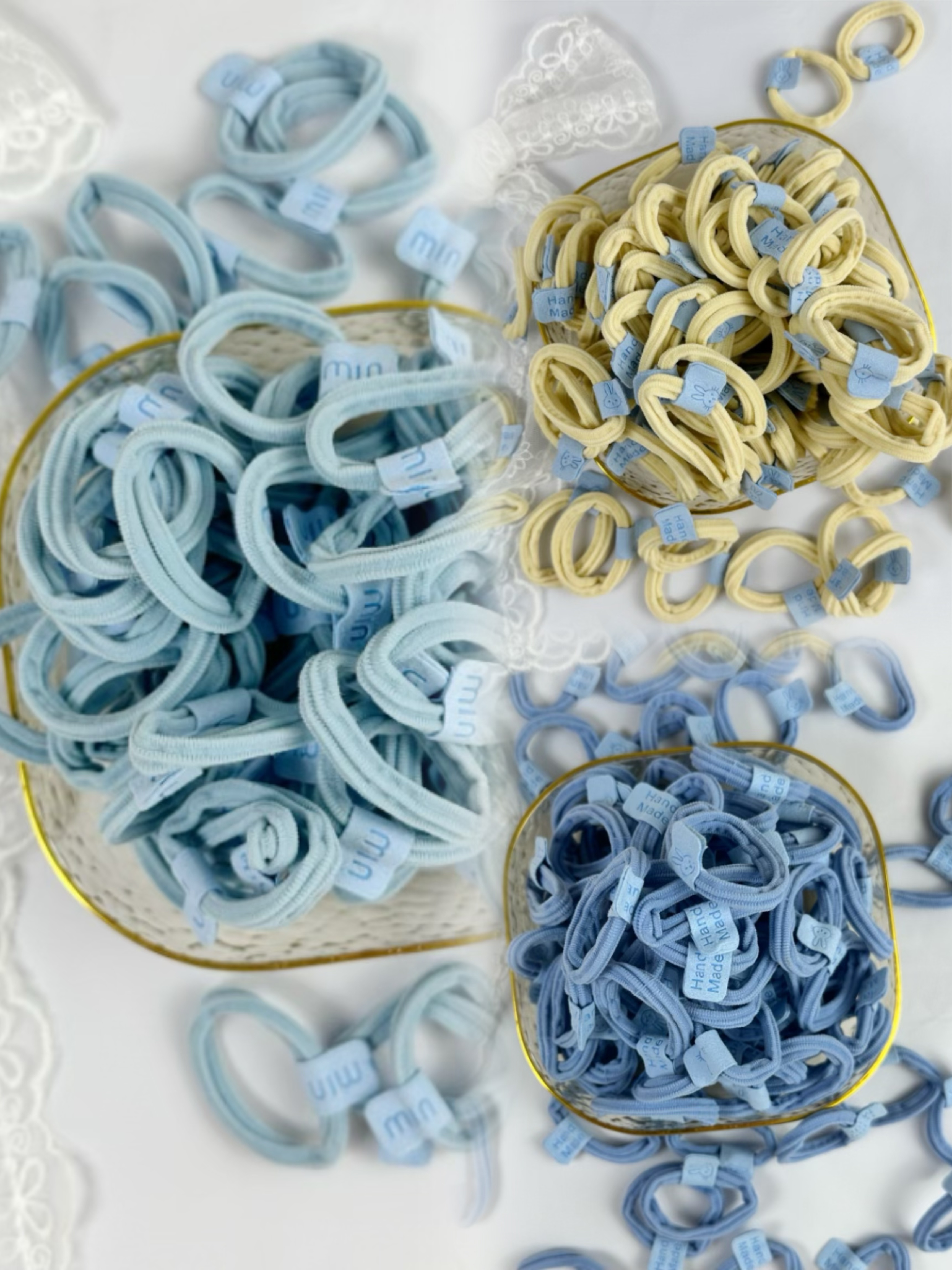 日韩女发绳发圈清新时尚温婉风欧若假日风欧若精灵风