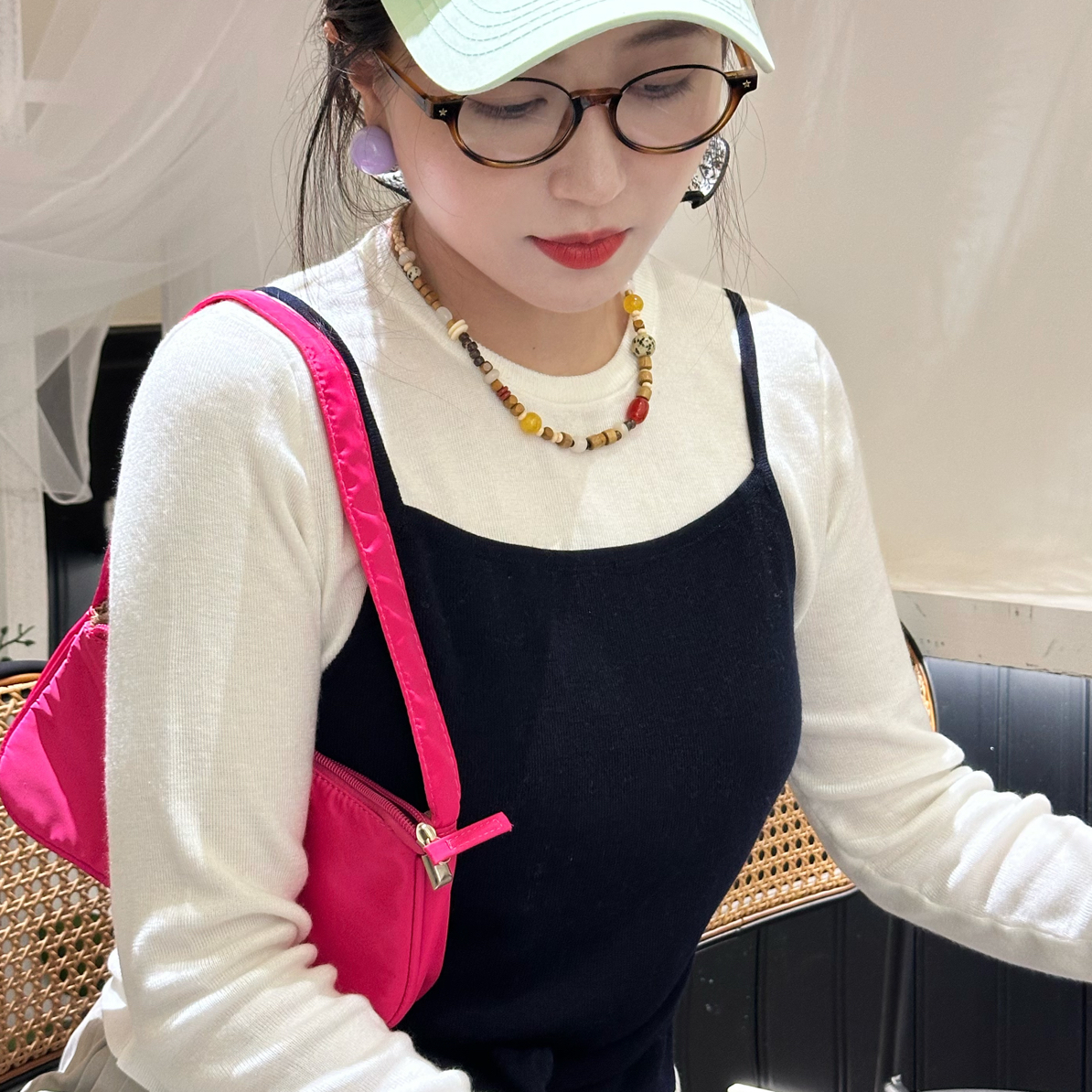 PogPog圆领套头款针织毛针织衫秋冬新款