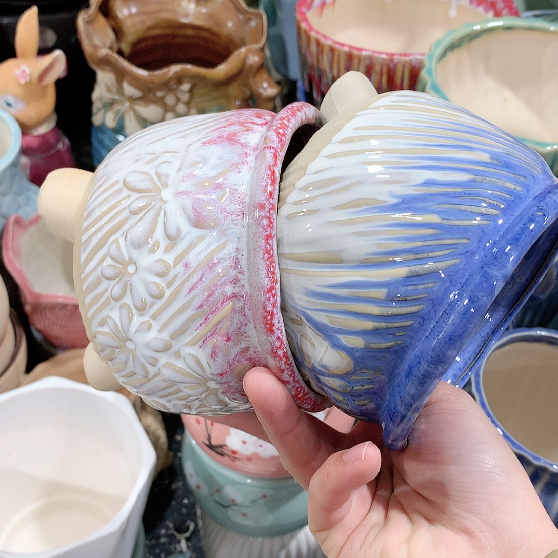 陶瓷陶瓷多肉花盆特价