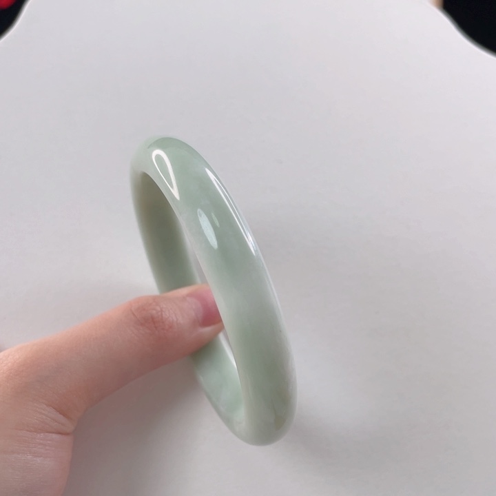 蓝田玉（蛇纹石化大理石玉）手镯未镶嵌H*A