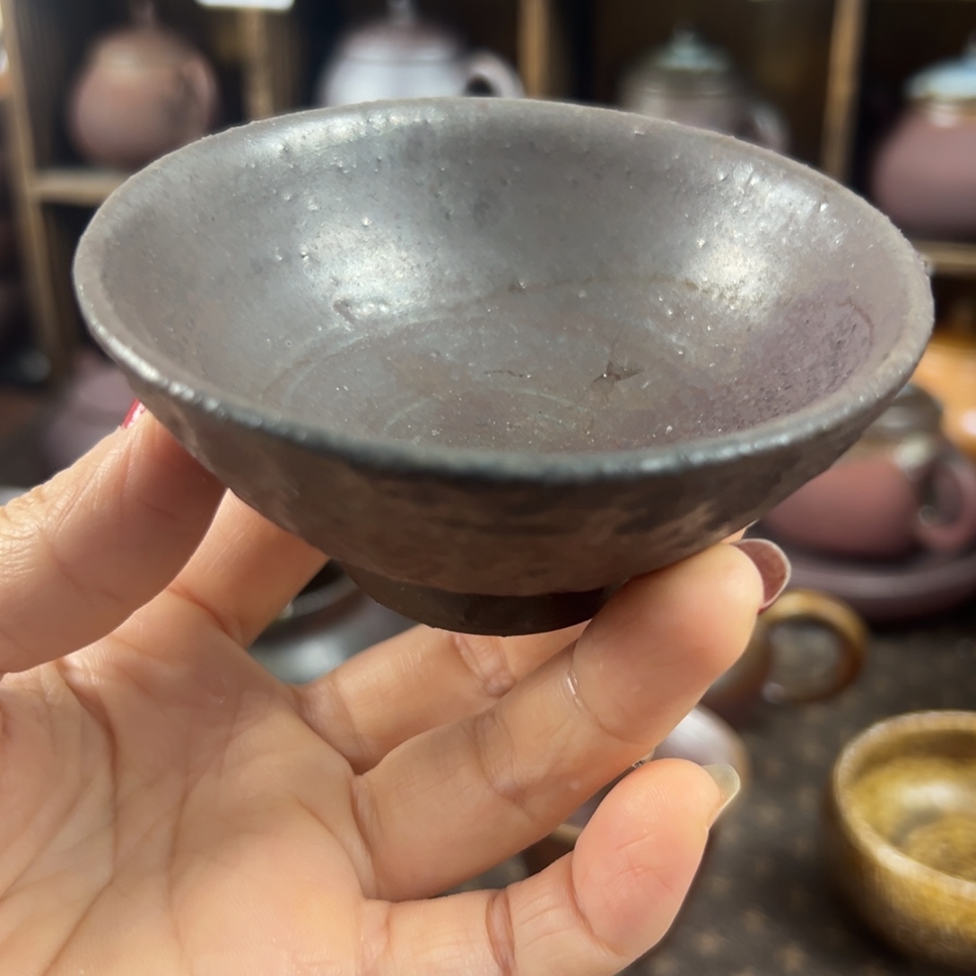 主人杯柴烧茶器主人杯