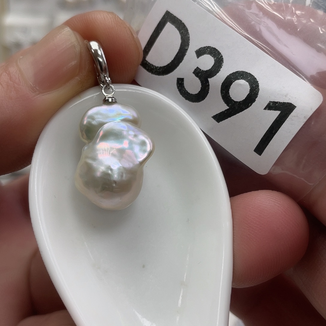 淡水珍珠颈饰银S925镶嵌