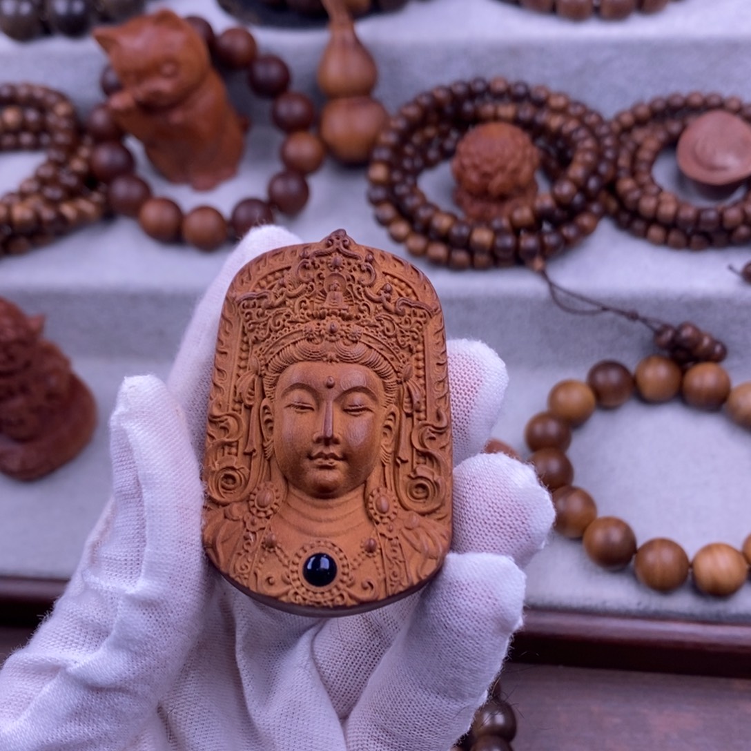 ****天檀香木手串/手链度母奶香黑肉老料正区老山檀