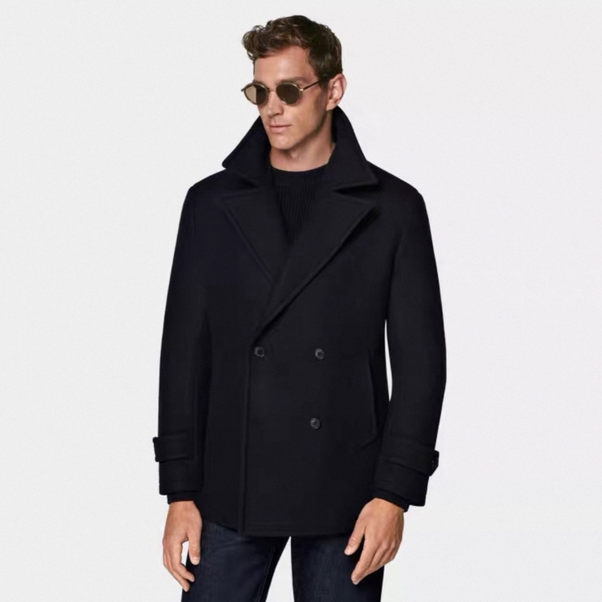 高端商场撤柜高货 男士毛呢大衣 做工质感没有对手 直播间下单