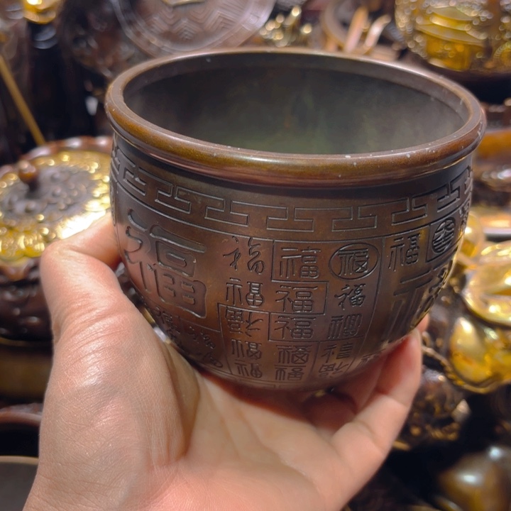 铜器摆件收收藏藏