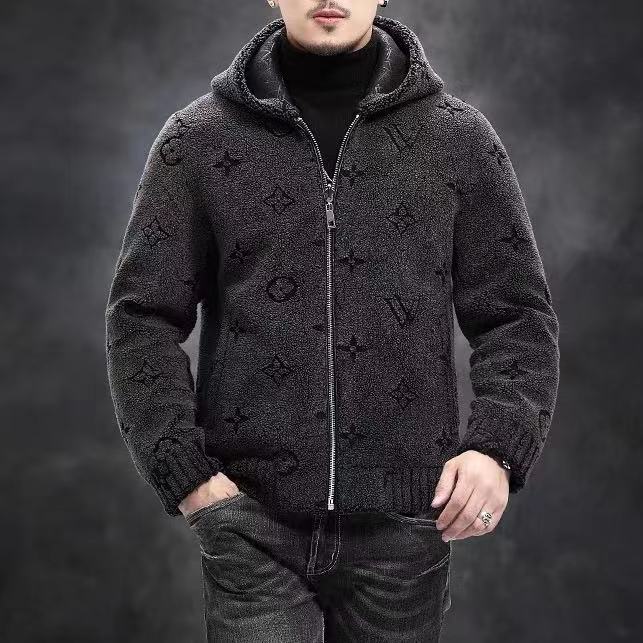 {直播}Yong Sa/永飒冬季新款男装夹克休闲颗粒毛外套-05