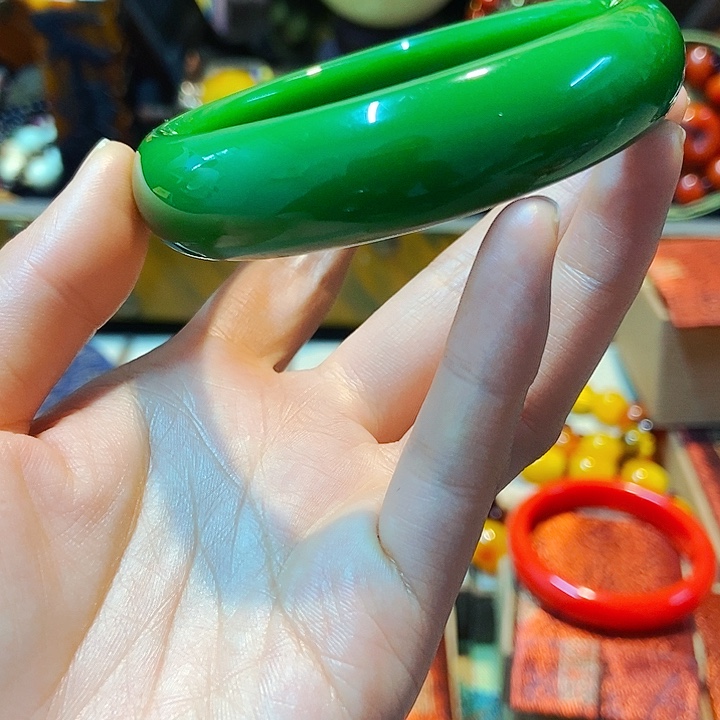 和田玉（碧玉）颈饰未镶嵌