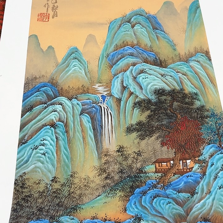 国画用****1李庆宣老先生去伪存真原作