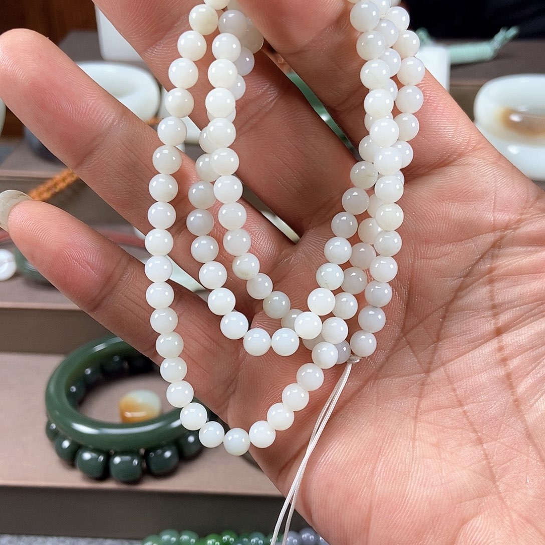 和田玉手链未镶嵌