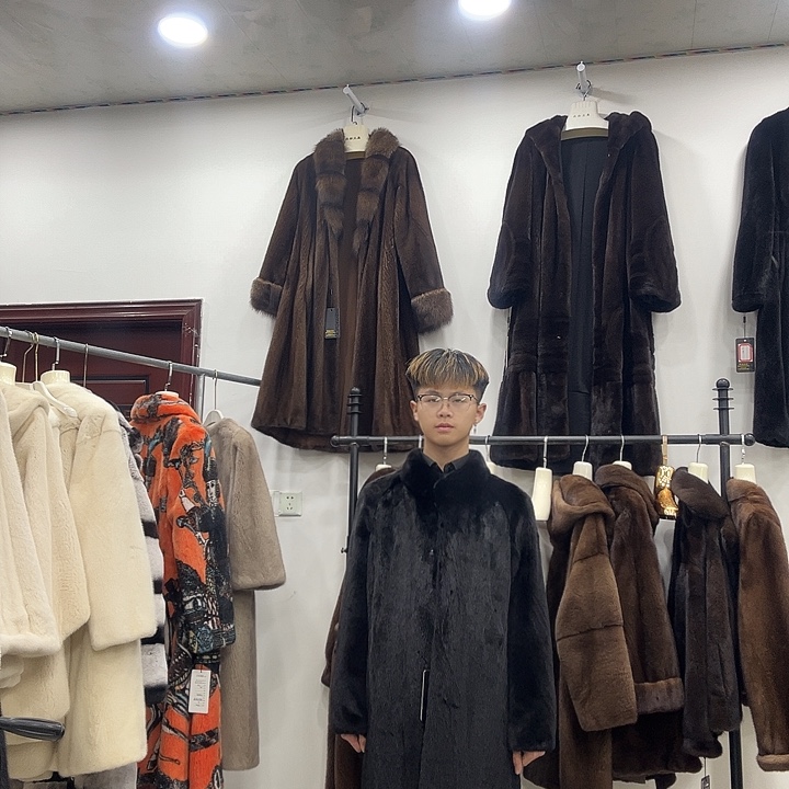 背心时尚潮流百搭水貂外套