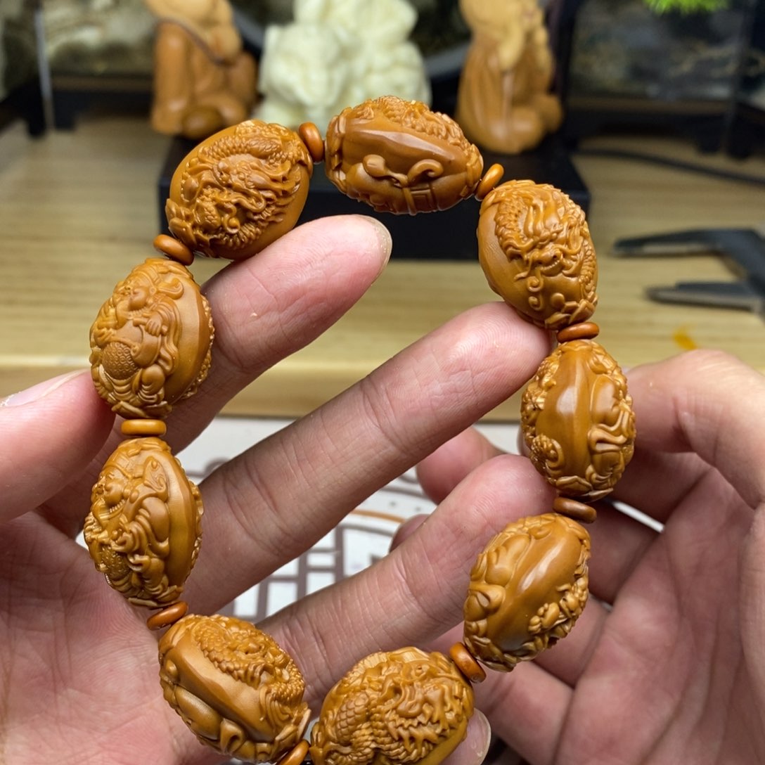 橄榄核手串/手链橄榄核雕工艺手串