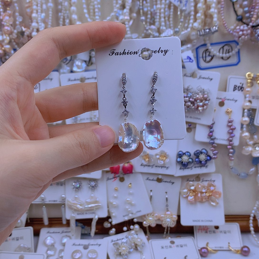 淡水珍珠合金颈饰